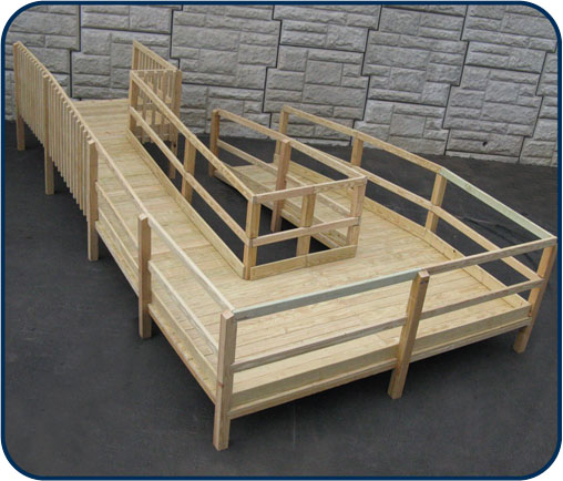 Wood Modular Ramp